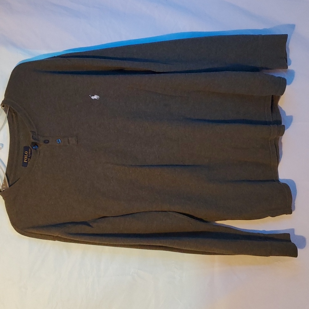 Polo by Ralph Lauren mens size Xl Long sleeve green shirt